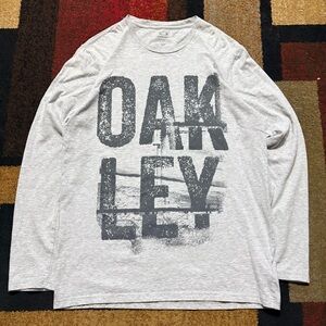 Oakley Mark II Long Sleeve Tee 2.0 — Grey Heather, Men’s Size Small